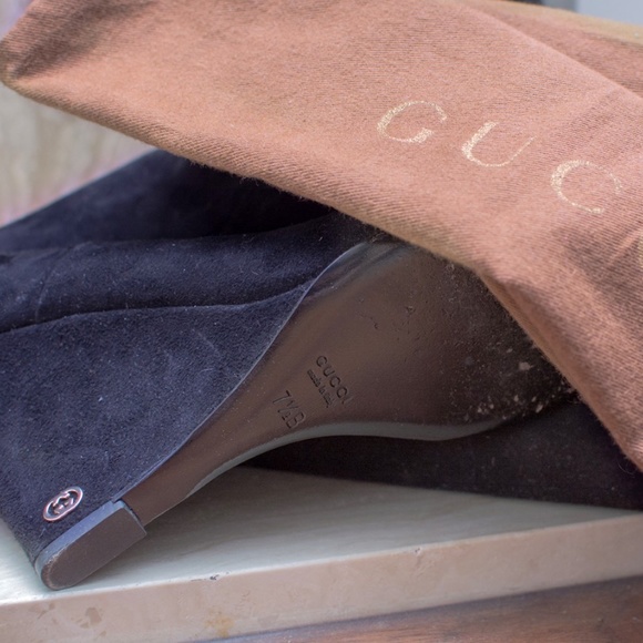GUCCI SUEDE BOOTS - Picture 4 of 8